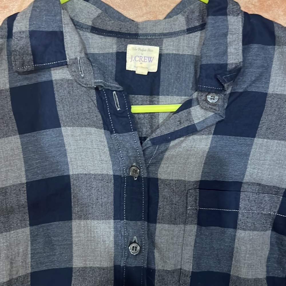 Plaid button up - Picture 2 of 3